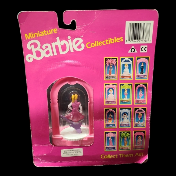 Vintage Miniature Barbie Collectibles "Sensations Barbie 1988" - Picture 7 of 13